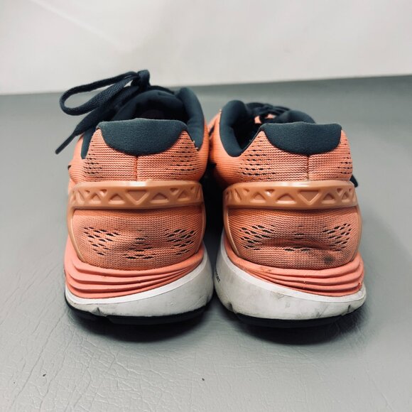 Nike Lunarglide 5 Shoes Womens Size 8.5 Peach Black Dynamic Support Running - Picture 4 of 9
